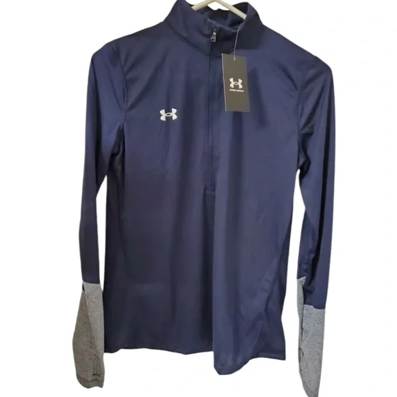 Under Armour Women's Blue and Gray Top - Picture 1 of 13